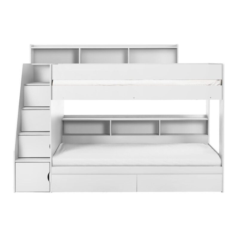 Caravele Solid Wood Staircase Bunk Bed – Safe & Space Efficient - Image 3