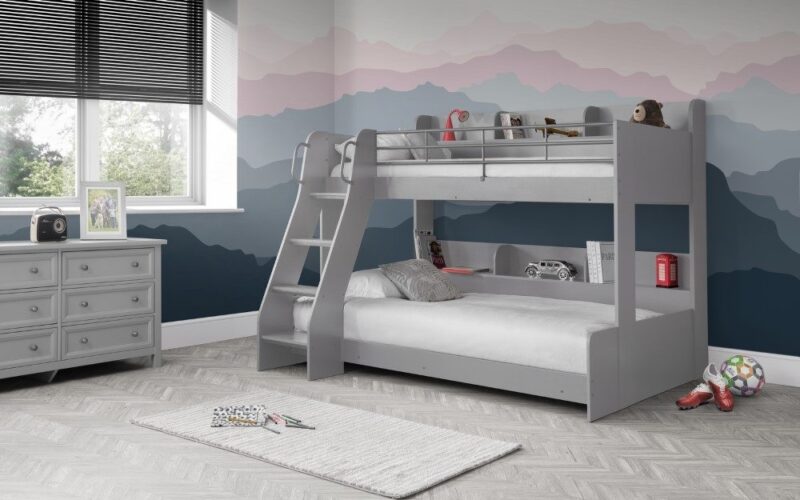 Caravele Triple Bunk Bed – Solid Wood, Space-Saving Design - Image 6