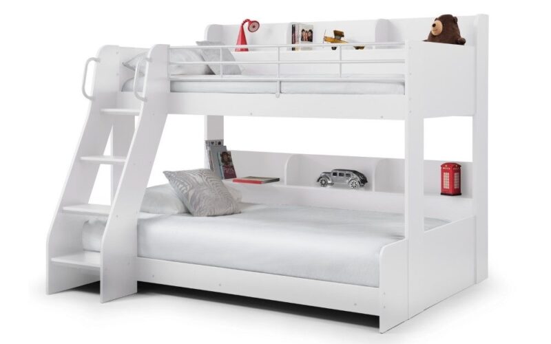 Caravele Triple Bunk Bed – Solid Wood, Space-Saving Design - Image 2