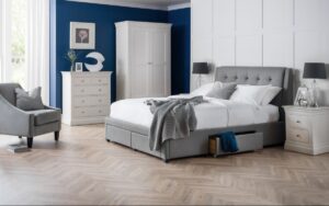 Caravele Fabric Storage Bed Frame – 4ft6 Double