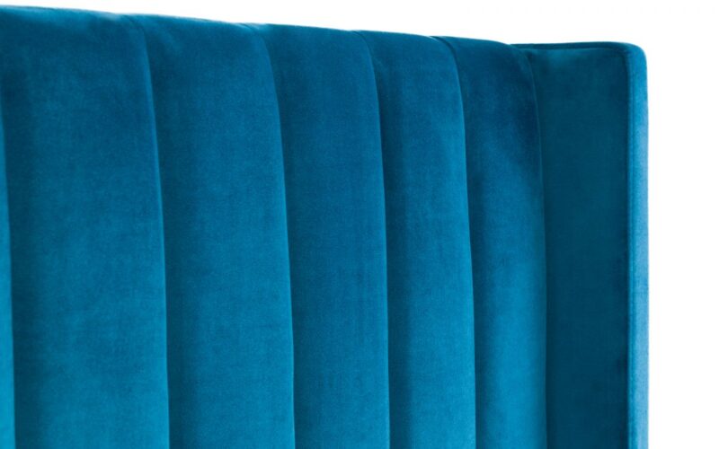 Caravele Velvet Fabric Ottoman Storage Bed Frame – 4ft6 Double - Image 15