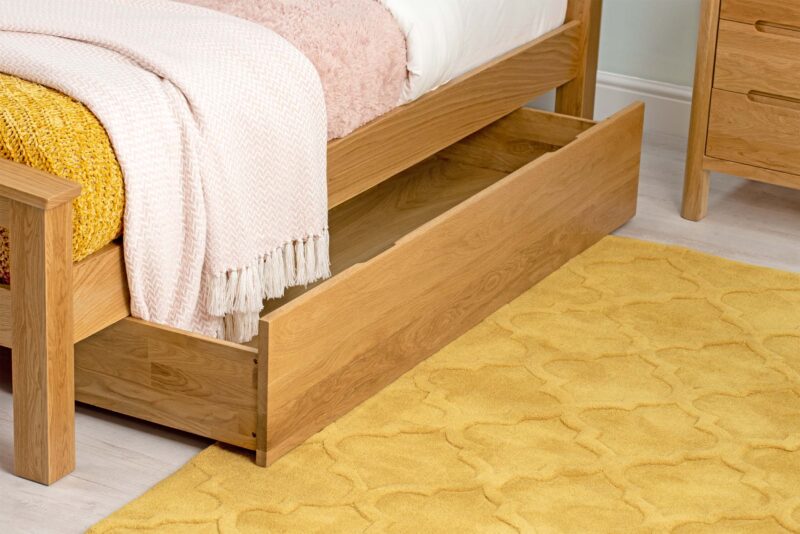 Caravele Large Natural Oak Under Bed Storage Drawer - Image 7