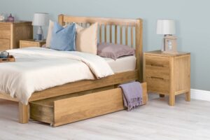 Caravele Large Natural Oak Under Bed Storage Drawer