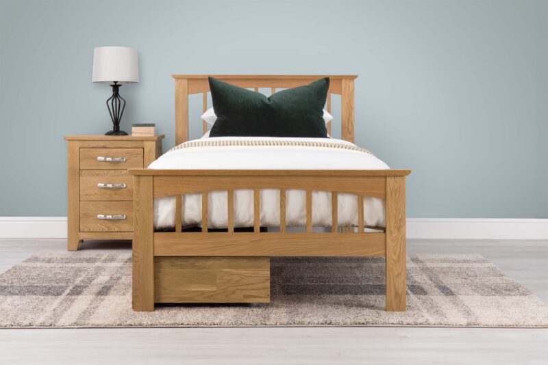 Caravele Large Natural Oak Under Bed Storage Drawer - Image 3