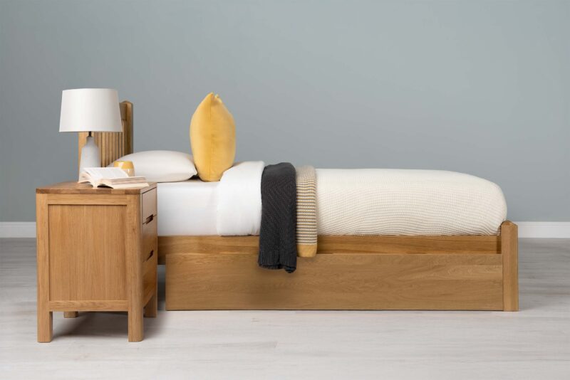 Caravele Large Natural Oak Under Bed Storage Drawer - Image 16