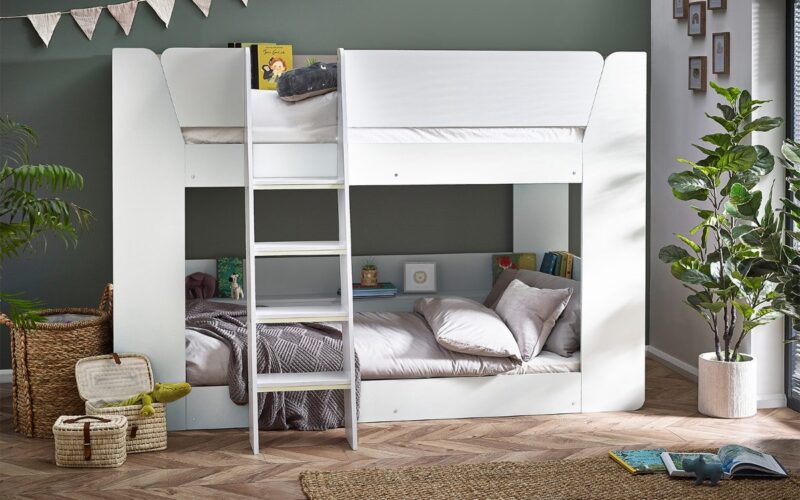 Caravele Solid Wood Parsec Bunk Bed – Durable & Space-Saving
