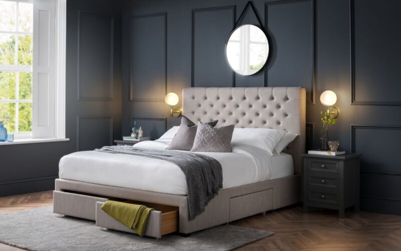 Caravele Fabric Storage Bed Frame – 6ft Super King